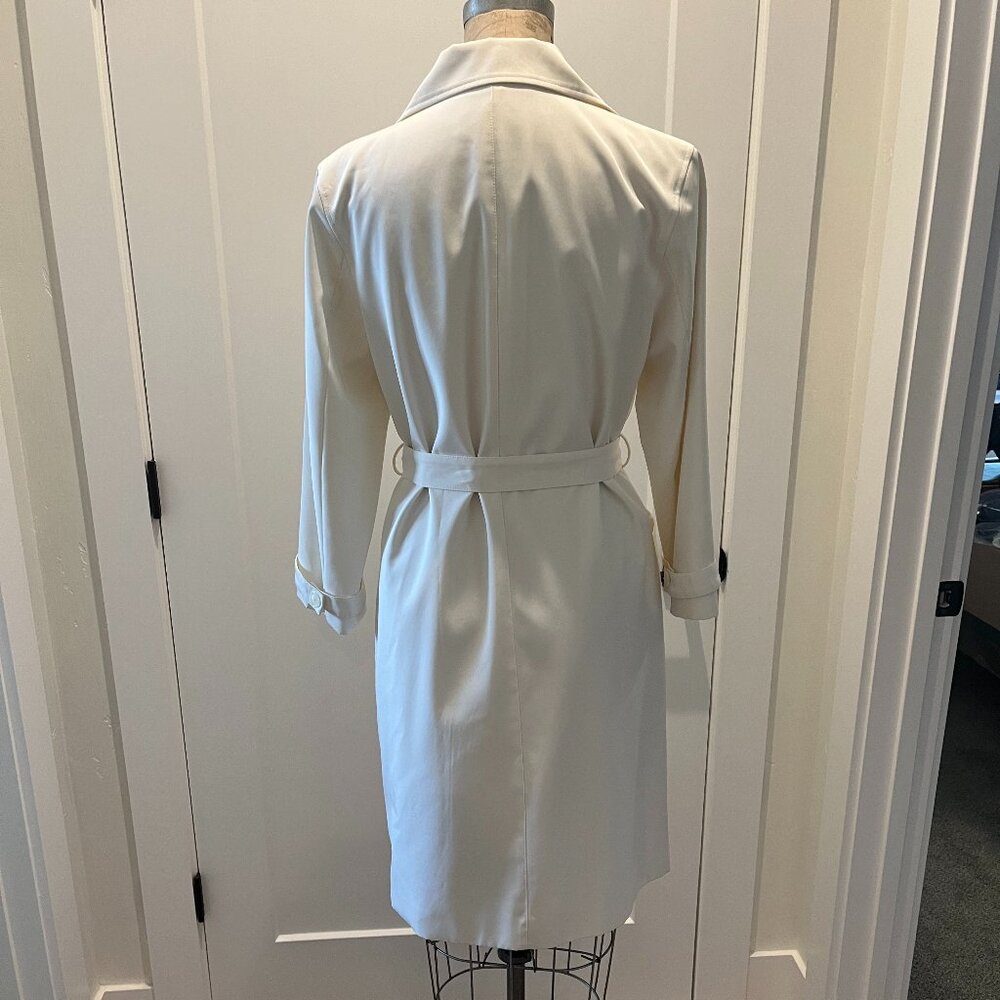 Alfani 3/4 Sleeve Trench Coat, Med - Picture 4 of 9